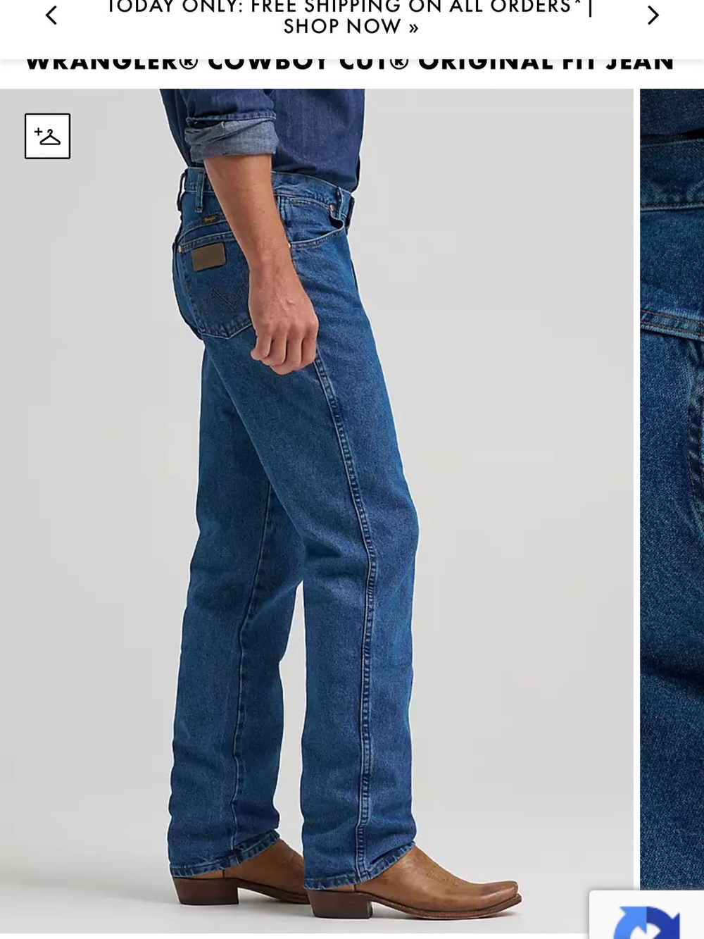 Wrangler Mens Cowboy Cut Regular Fit 47 33x32 Jens